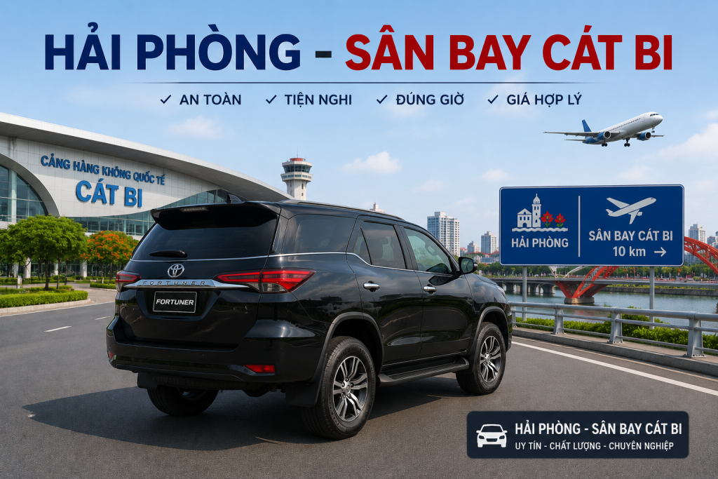 Xe Ghép Hải Dương Sân Bay Cát Bi đầy đủ tiện nghi