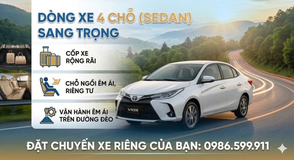 Dịch vụ xe ghép sang trọng, êm ái